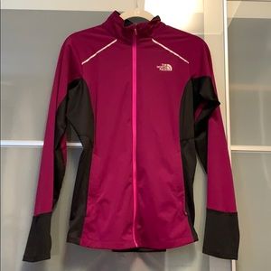 NorthFace Purple track jacket with mesh